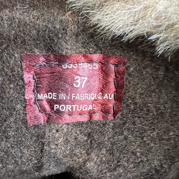 Artica Brown Leather Wedhe Heel Boots Size 37 - Picture 8 of 10